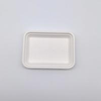 Buy cheap Greaseproof Compostable Square Plates , Supermarket Biodegradable Sugarcane product