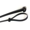 Buy cheap 12.7mm Black Cable Tie Buckle PV Edge Wire Organizer Weather Resistant from wholesalers