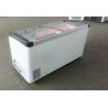 Buy cheap High quality Big Capacity Curved Glass Top Island Freezer seafood display freezer from wholesalers