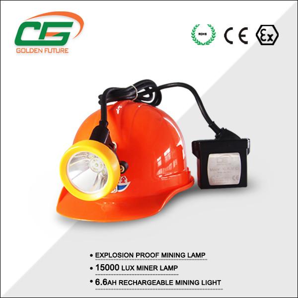 Buy cheap High Brightness 15000 Lux Kl5lm Mining Cap Lamps Under Ground With Cable from wholesalers