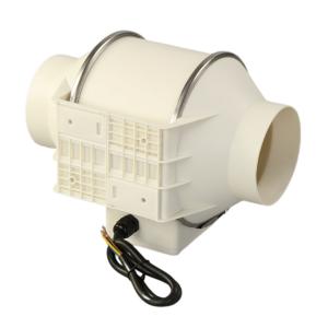 Buy cheap 100/125/150mm Plastic Hydroponics Silent Mixed Flow Exhaust Inline Duct Fan for Market from wholesalers