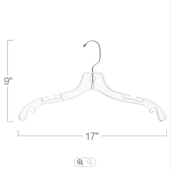 Buy cheap PS Thick Plastic Hangers , Transparent Plastic Shirt Hangers from wholesalers