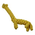 Giraffe Cotton Rope Dog Toy For Puppy Aggressive Chewers Yellow Chewing Cute