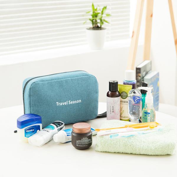 Buy cheap Large Capacity Private Label Plain Polyester Makeup Bag from wholesalers