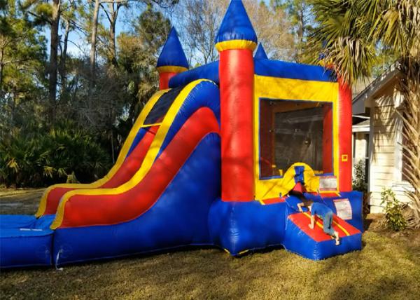 Buy cheap Colorful High Strength Inflatable Bounce House Combo Customized Size from wholesalers