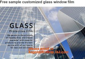 Wholesale clear tint window car glass film for Auto Security protective film roll,Ultra clear PET film, acrylic coated pet film, P from china suppliers