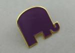 Elephone imitation hard enamel Brass die stamped Gold plating Lapel Pin