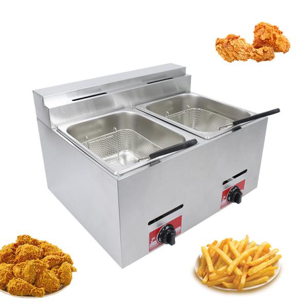 Buy cheap Industrial Stainless Steel Gas Fries Frying Machine for KFC Chicken and Potato Chips from wholesalers