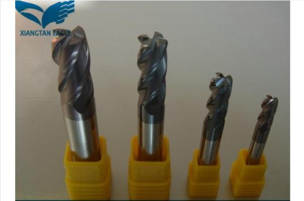 Buy cheap HRC 45 Degree 4 Flutes Tungstan Carbide Endmill from wholesalers