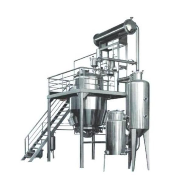 Pharmaceutical Vacuum Evaporator System 10-100kw Concentration Equipment For