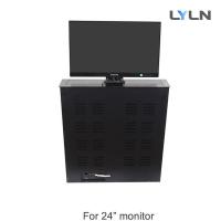 Buy cheap Conference Room Motorized 24" Monitor Lift , Computer Desk Monitor Lift product