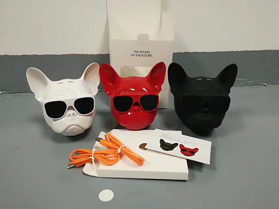 Jarre Aero Bull Nano Bluetooth Wireless Pug Dog Speaker In Matt Black