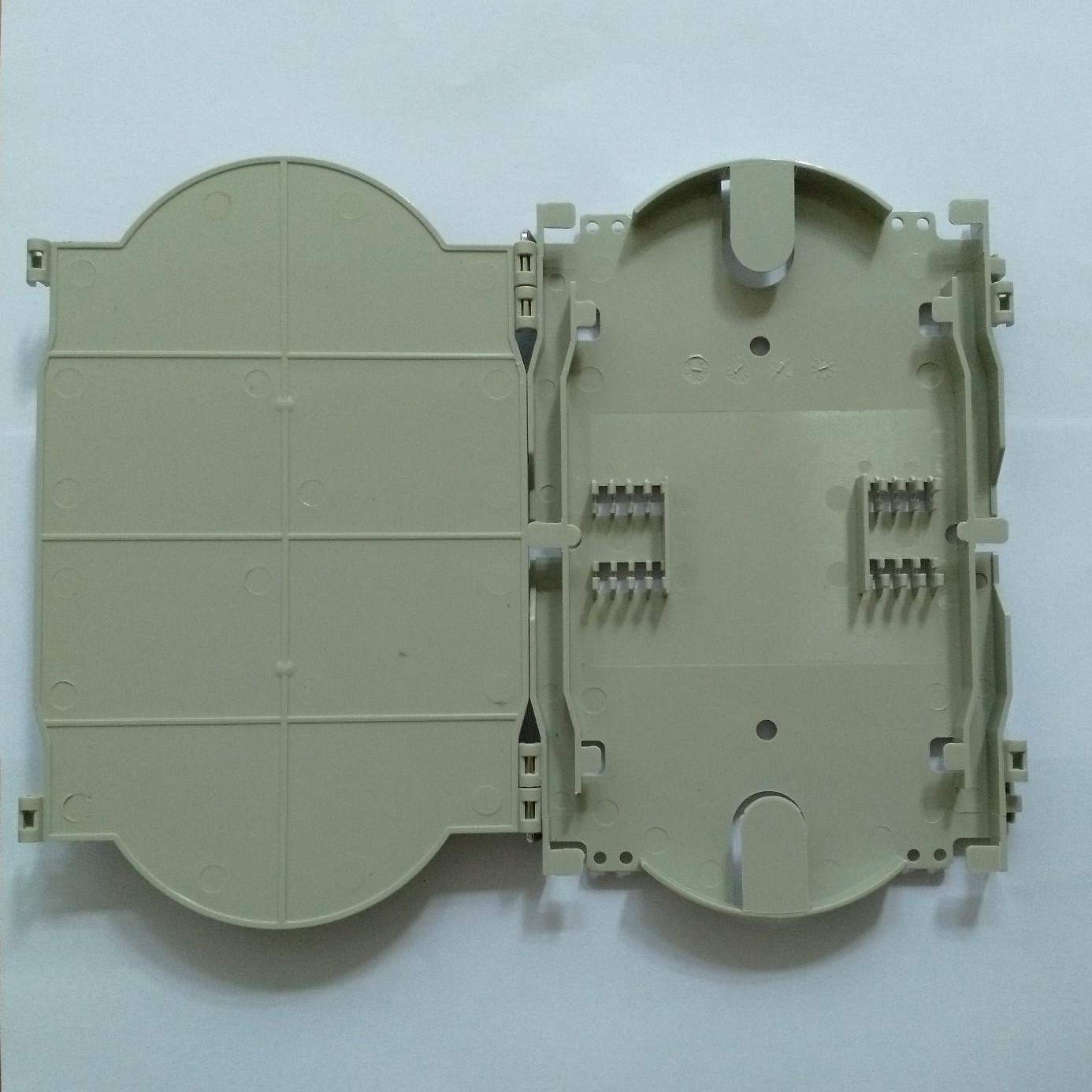 Splice Sleeve Protect Fiber Optic Tray 12 Core 12 Fiber Grey Color
