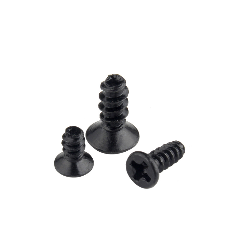 ZINC Plated C1022 Metric Measurement System Self-Tapping Screw with Cross Flat Head