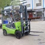 Electric Forklift 1 Ton Small Hydraulic Lift Vehicle Lead Acid Battery Storage