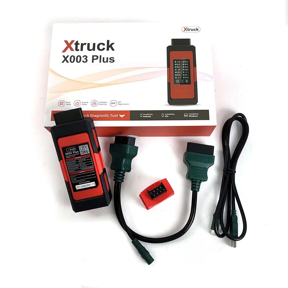 Xtruck X005 plus Intelligent Diagnosis ECU Quick Flashing post-processing diagnosis vehicle type system Sinotruck