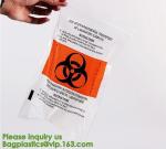 Bio Hazard Tote Bags,Stick-on Red Bio Hazard Waste Bags 6" x 6" 200/Bx,Shop Bio
