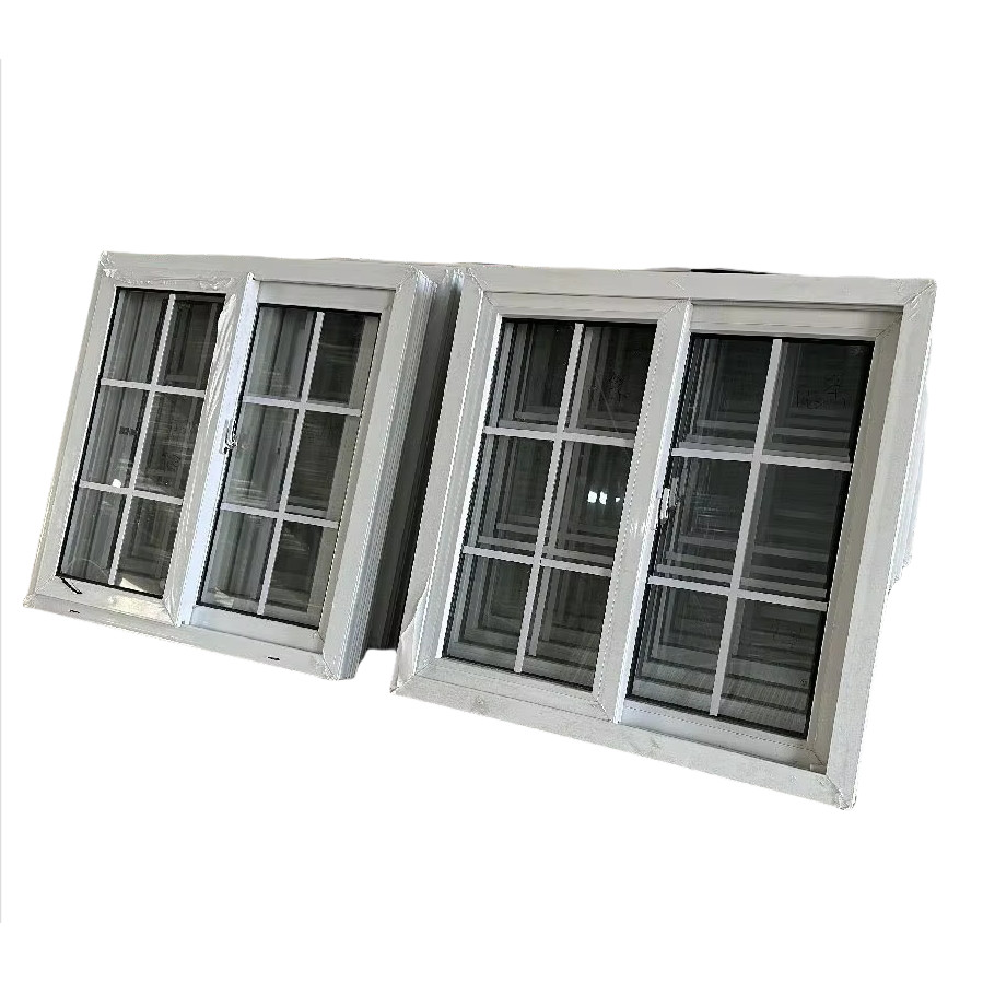 UPVC PVC House Sliding windows Design Hurricane Impact windows Single Double Glazed Sliding windows