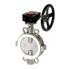 Buy cheap Ductile Iron Body Ptfe Lining Coated Split Body Gear Box Operated Wafer Lug Wormgear Butterfly Valve from wholesalers