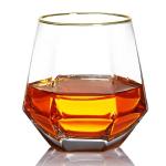 10 Oz Round Old Fashioned Glass Lowball Bar Tumblers Whisky Glass