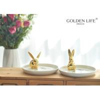 Buy cheap Rabbit Ring Dish Holder Jewelry Ceramic Jewelry Dish For Earrings Necklace product