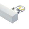 Buy cheap 40mm Suspended Led Aluminum Profile Ceiling Lighting Fixtures Decorative from wholesalers