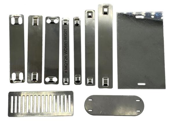 Buy cheap 15mm Stainless Steel Marker Plate , SS Cable Tag Plate from wholesalers
