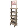 Buy cheap Customized Plywood Display Stand for Cookies Wooden Solidwood Material Dessert Display Shelf for Bakery Shop from wholesalers