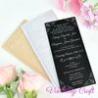 Buy cheap Upscale Frosted Lucite Custom Made Wedding Invitations Cards Acrylic / Glass Material from wholesalers