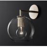 Buy cheap Blown Glass Shade Modern Sconces Living Room Internal Wall Lights 40W from wholesalers
