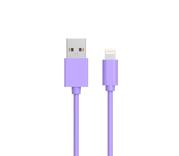 Buy cheap Lightning C89 USB A To Lightning MFI PVC Round Cable 5V2.4A from wholesalers