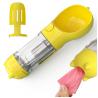 Buy cheap Pet Water Dispenser Foldable 4 In 1 Dog Bottle Leak Proof 300/500ml Portable Travel Puppy from wholesalers
