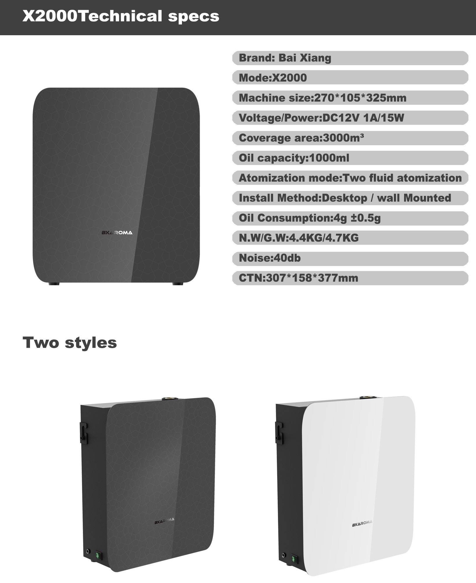 Aroma Commercial Scent Diffuser Machine Luxury HVAC Diffuser Scent