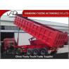 Buy cheap High Strength Steel Dump Semi Trailer 5mm-8mm Bottom Plate 25CBM from wholesalers