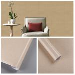 Plain PVC Grass Cloth Wall paper for Hotel and Restaurant Decor 1.22M*50M per