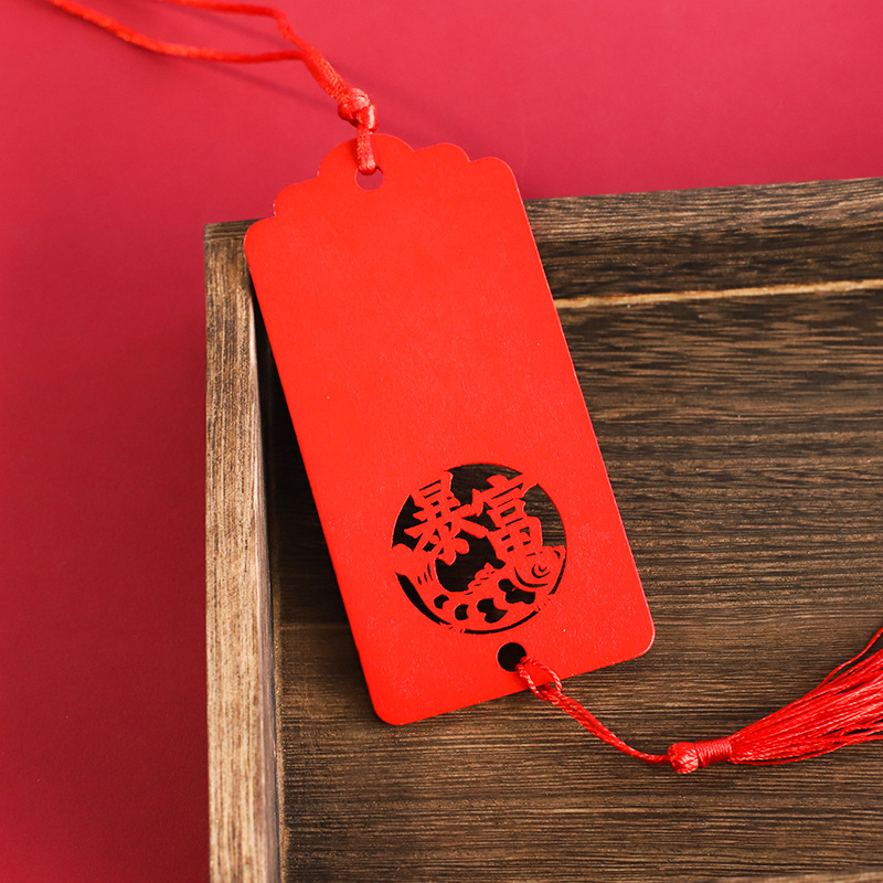 Ecofriendly Wooden Prayer Cards Temple Decoration Hangtags Scenic Spots Wishing Cards