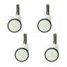 Buy cheap ISO9001 5 Inch TPR Long Stem Medical Bed Caster Wheels With Central Lock from wholesalers