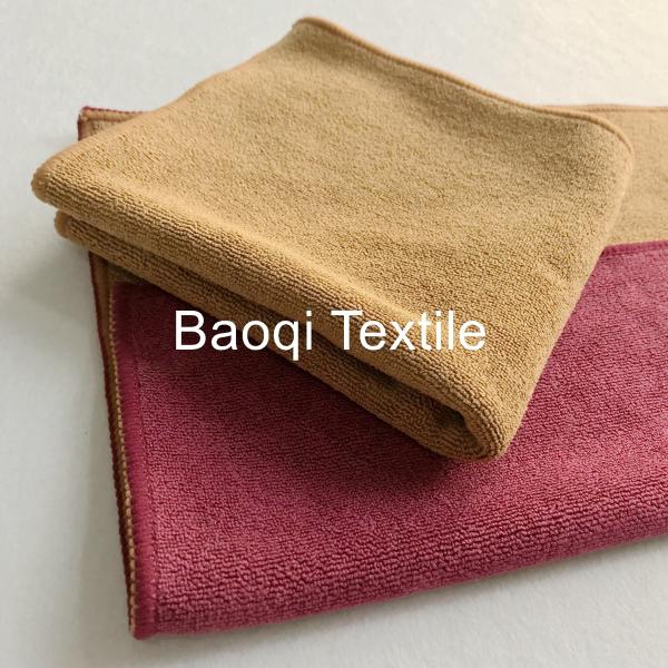 Buy cheap 2 color 100% poly 200g 2 layers kitchen towels，microfiber tea towels dry water kitchen towels cleaning rags size 30*30cm from wholesalers