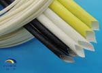 Electrical AC Motor F Class Acrylic Fiberglass Sleeving , Flexible Fiber Glass