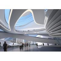 Buy cheap Curved Aluminum Frame Curtain Wall Facades Exterior Wall Panels Lightweight product