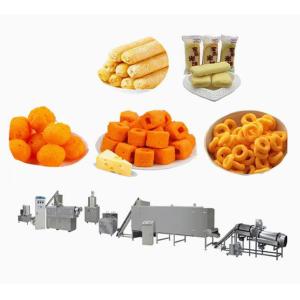Buy cheap Puffed food extruder Machine / frying snack food processing line product