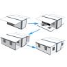 Buy cheap Double Wings Mobile House Container Steel Frame Customizable For Hotel from wholesalers