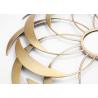 Buy cheap Modern Star Shape Luxury Gold Flower Wall Mirror from wholesalers