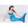 Buy cheap Bright Fabric Little Kid Mermaid Tails Mermaid Tails With Protectors / Monofin from wholesalers