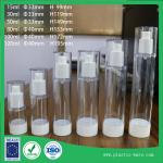 15ml 30ml 50ml 80ml 100ml 120ml Airless pump bottle AS Spray emulsion vacuum