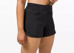 Elastic Waist Band Women'S Running Shorts With Liner