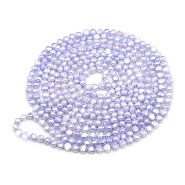 Buy cheap Purple 7-8mm Freshwater Cultured Baroque Shape Pearls Necklace (FN08285PURPLE) from wholesalers