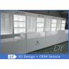 Buy cheap Shining White Store Jewelry Display Cases , OEM Design Jewellery Shop Counter from wholesalers