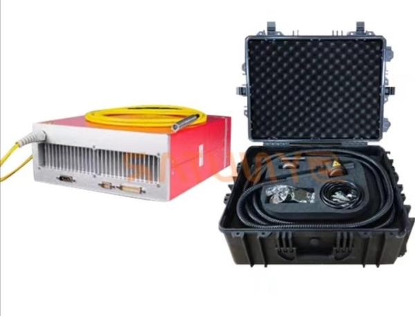 100W Fiber Laser Portable Cleaning Machine 1064nm Wavelength Air Cooling 50kg 20