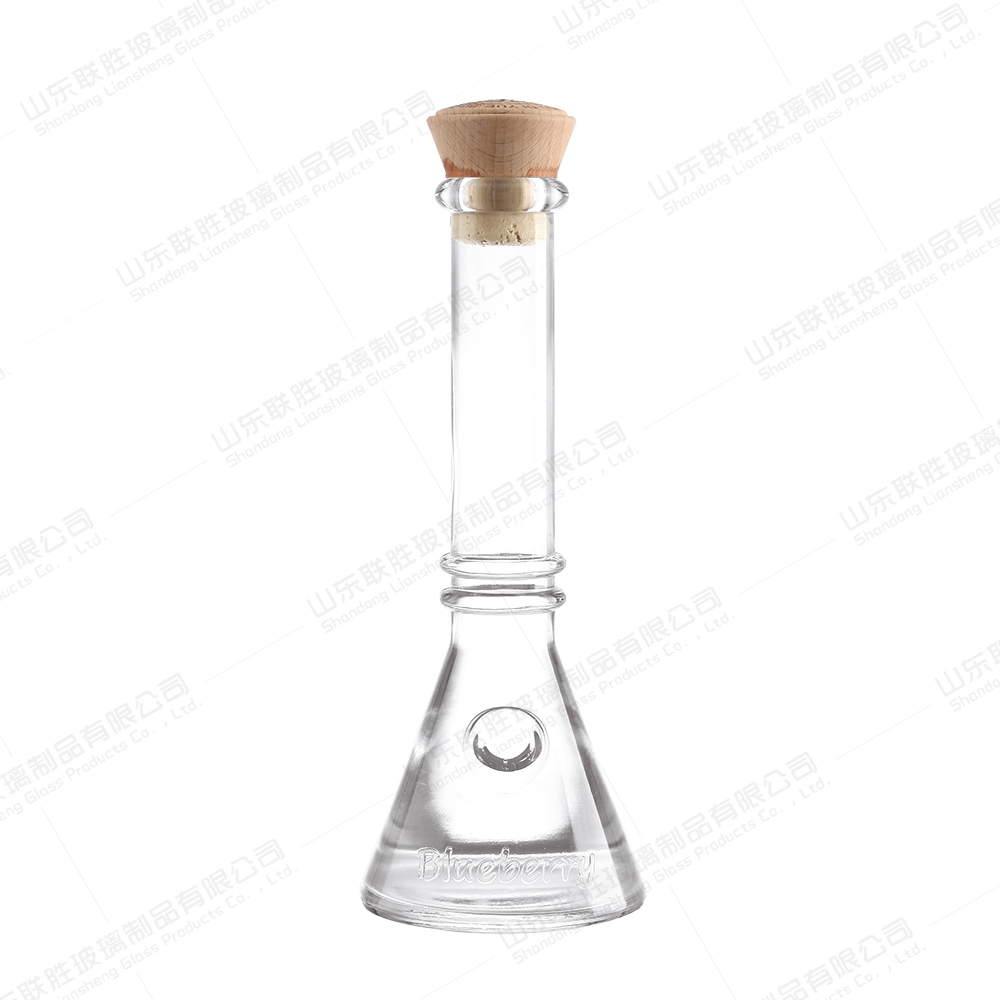 750ml 700ml 500ml 375ml Tower Shape Long Neck Glass Bottle for Whiskey Vodka Spirits
